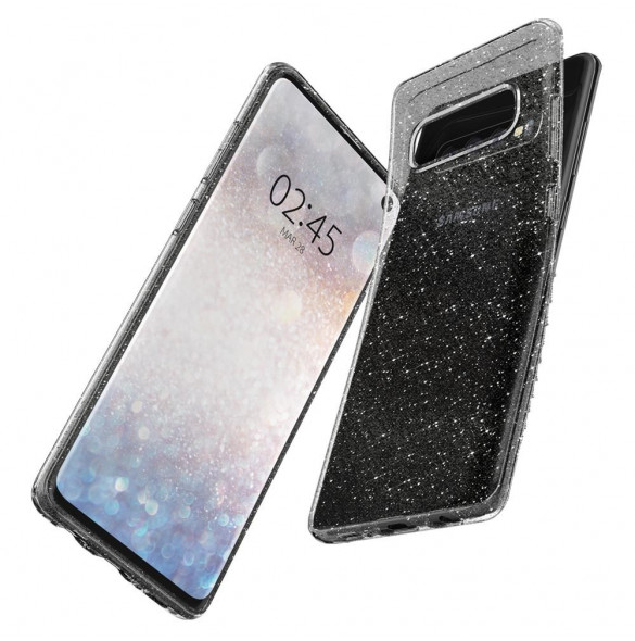 Glitter och mycket snyggt omslag från Spigen.