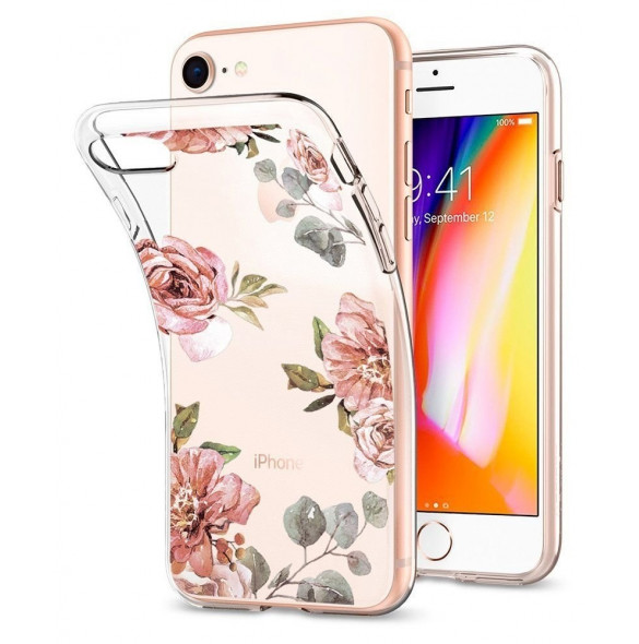 Rosa och mycket snyggt fodral för iPhone 8/7. Rosa och mycket snyggt fodral för iPhone 8/7.