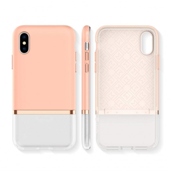 Mjölkrosa och väldigt snyggt omslag till iPhone XS Max.
