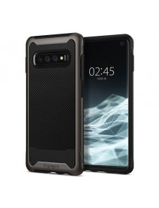 Vapenmetall och mycket snyggt skal till Samsung Galaxy S10 Plus.