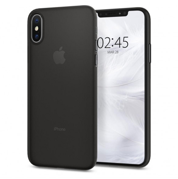 Svart och väldigt snyggt omslag till iPhone XS / X.