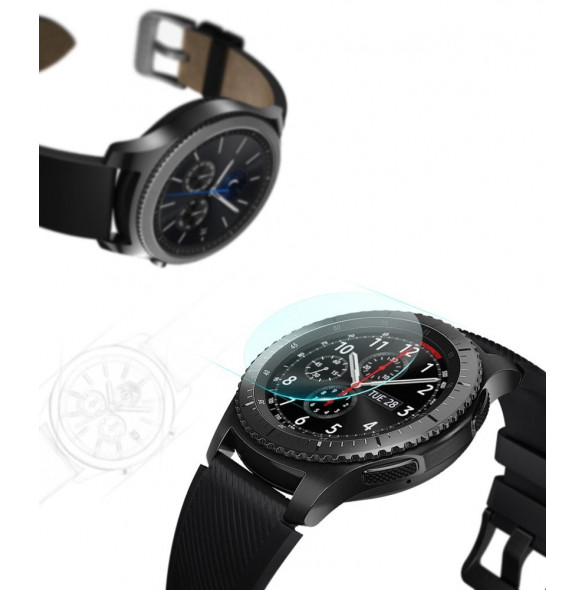 Samsung Gear S3 / Galaxy Watch 46mm och väldigt snyggt skydd från Ringke.