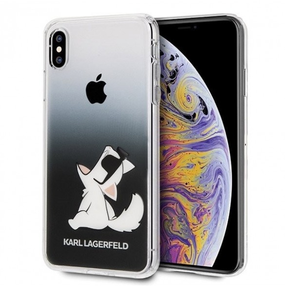 Svart och väldigt snyggt omslag till iPhone XS Max.