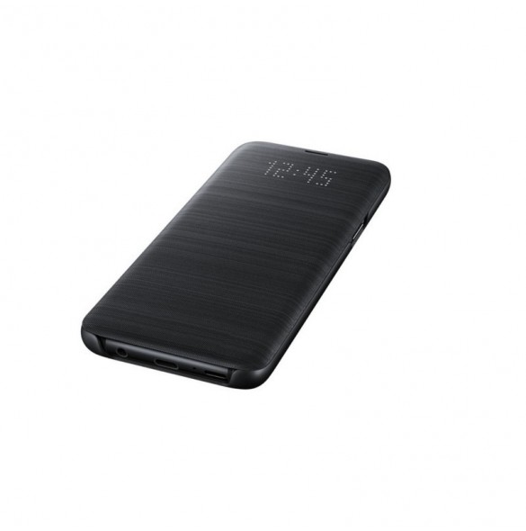 Samsung EF-NG960PBEGWW LED View Cover Vikbart Fodral Till Samsung Galaxy S9 - Black