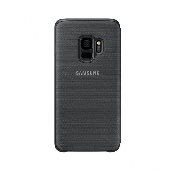 Samsung EF-NG960PBEGWW LED View Cover Vikbart Fodral Till Samsung Galaxy S9 - Black