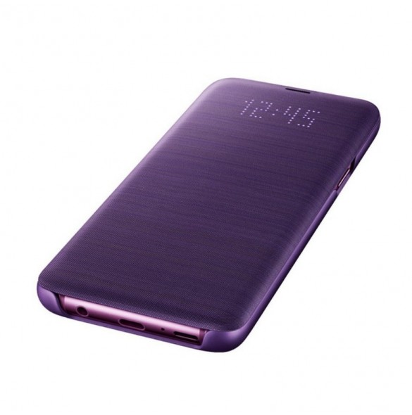 Samsung EF-NG960PVEGWW LED View Cover Vikbart Fodral Till Samsung Galaxy S9 -  Lila