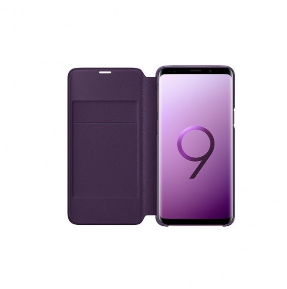 Samsung EF-NG960PVEGWW LED View Cover Vikbart Fodral Till Samsung Galaxy S9 -  Lila