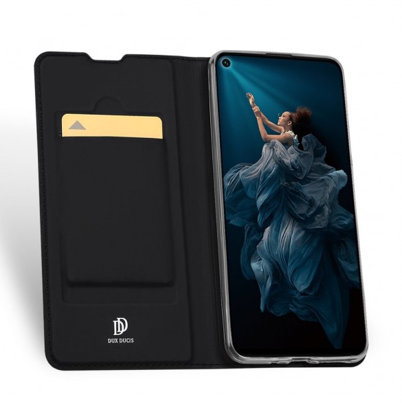 Svart och väldigt elegant lock till Huawei Honor 20.