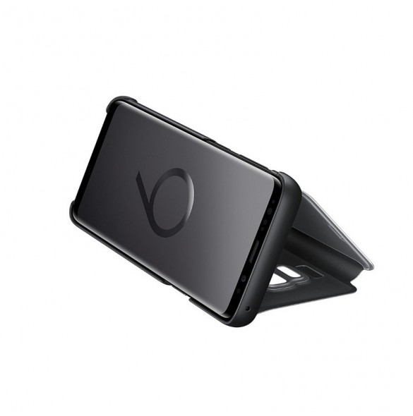 Samsung EF-ZG960CBE Clear View Cover Skal till Samsung Galaxy S9 - Black