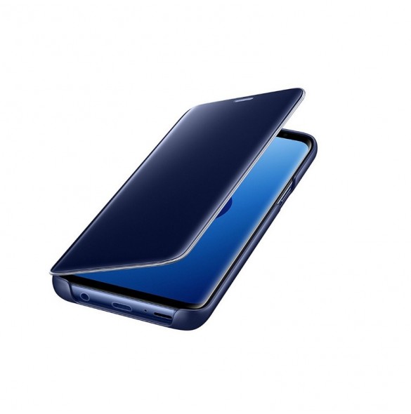 Samsung EF-ZG960CLEGWW Clear View Cover Skal till Samsung Galaxy S9 - Blå