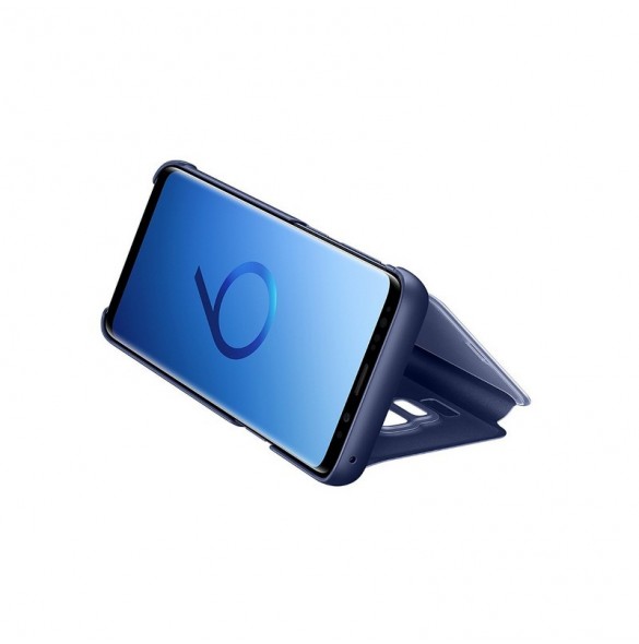 Samsung EF-ZG960CLEGWW Clear View Cover Skal till Samsung Galaxy S9 - Blå