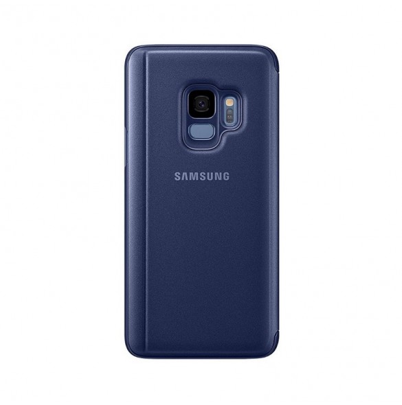 Samsung EF-ZG960CLEGWW Clear View Cover Skal till Samsung Galaxy S9 - Blå