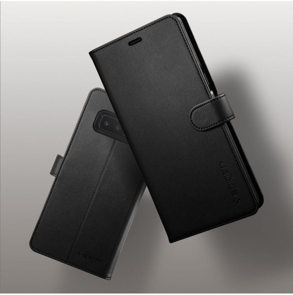 Spigen Wallet S Saffiano Samsung Galaxy Note8 - Svart