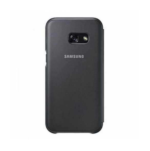 Samsung EF-FA320PBEGWW Neon Flip Case Till Galaxy A3 2017 - Svart