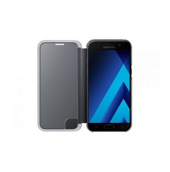 Samsung EF-ZA520CBE Clear View Cover Vikbart Fodral Till Samsung A5 2017 - Svart