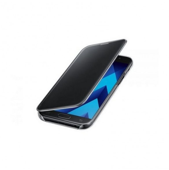 Samsung EF-ZA520CBE Clear View Cover Vikbart Fodral Till Samsung A5 2017 - Svart