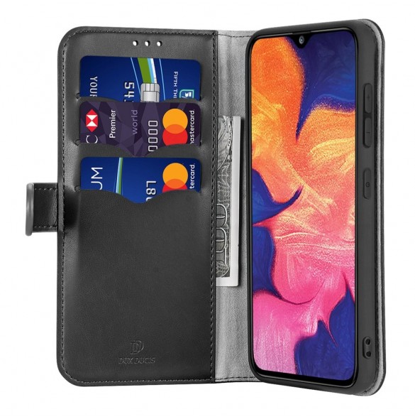 Samsung Galaxy A10 och väldigt snyggt skydd från Dux Ducis.