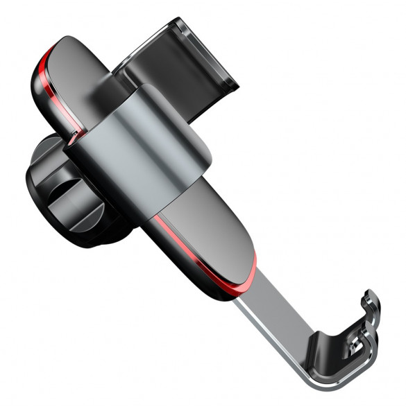 Baseus Metal Age Gravity Car Mount Phone Holder för luftuttag - Grå