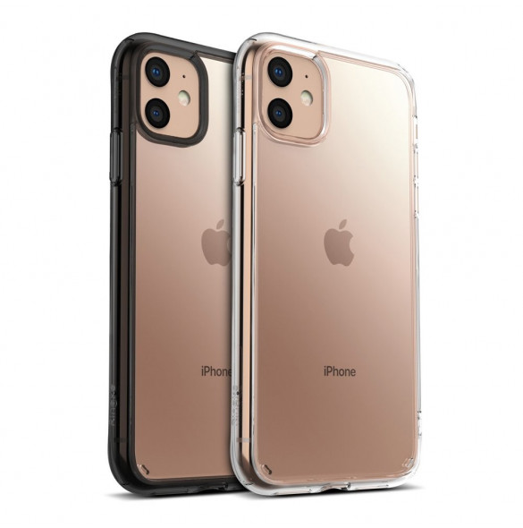 Ringke Fusion PC-fodral med TPU-stötfångare för iPhone 11 - Grå