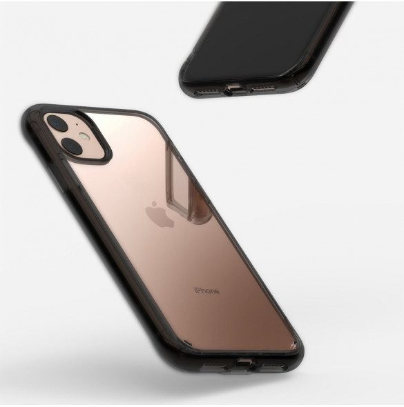 Ringke Fusion PC-fodral med TPU-stötfångare för iPhone 11 - Grå
