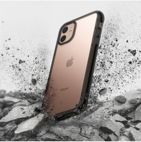 Ringke Fusion PC-fodral med TPU-stötfångare för iPhone 11 - Grå