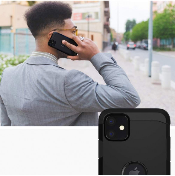 iPhone 11 och väldigt snyggt skydd från Spigen.