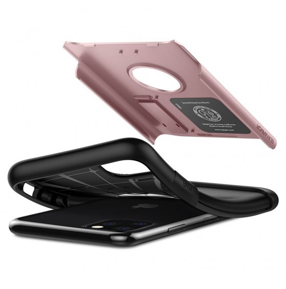 Rosa guld och mycket snyggt omslag iPhone 11 Pro Max.
