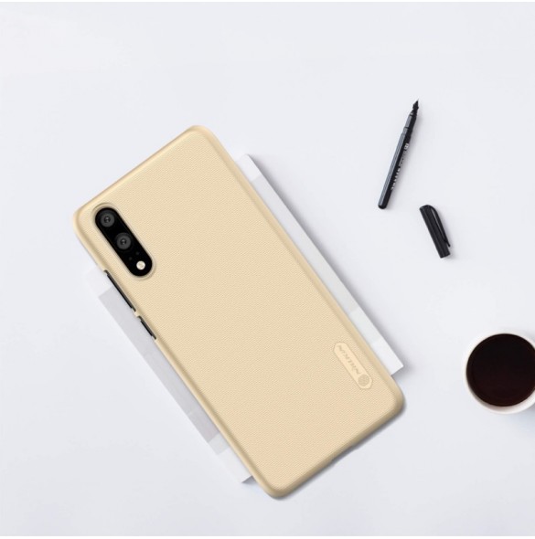 Nillkin Super Frosted Shield Matte Cover Till Huawei P20 - Guld
