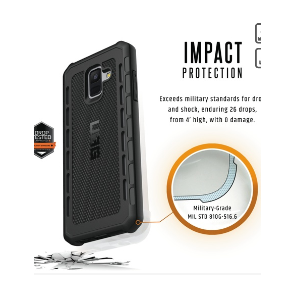 Med det här omslaget kommer du att vara lugn mot Samsung Galaxy A6 2018.