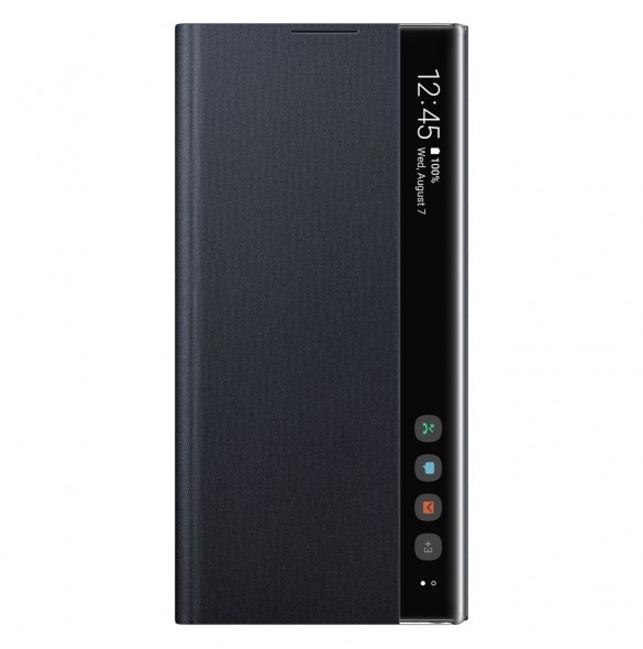 Samsung EF-ZN975CBE Clear View Pro Cover Vikbart Fodral Till Samsung Galaxy Note 10 Plus - Svart