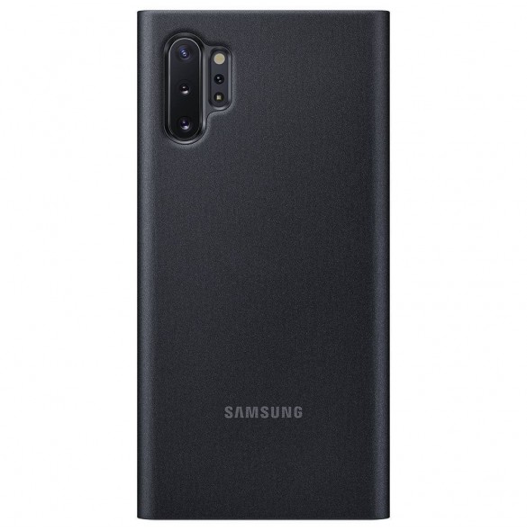 Samsung EF-ZN975CBE Clear View Pro Cover Vikbart Fodral Till Samsung Galaxy Note 10 Plus - Svart