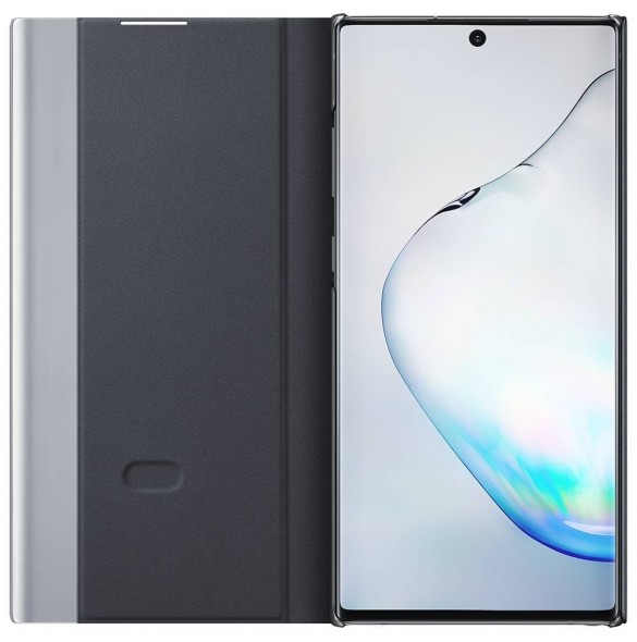 Samsung EF-ZN975CBE Clear View Pro Cover Vikbart Fodral Till Samsung Galaxy Note 10 Plus - Svart