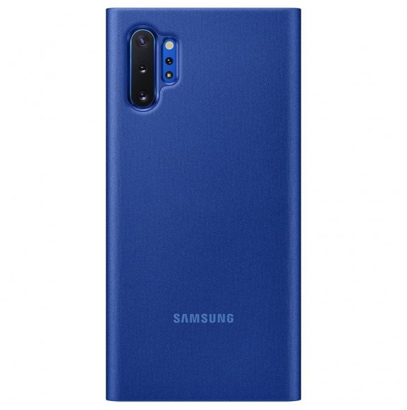 Samsung EF-ZN975CLEGWW Clear View Standing Cover med intelligent skärm för Samsung Galaxy Note 10 Plus - Blå