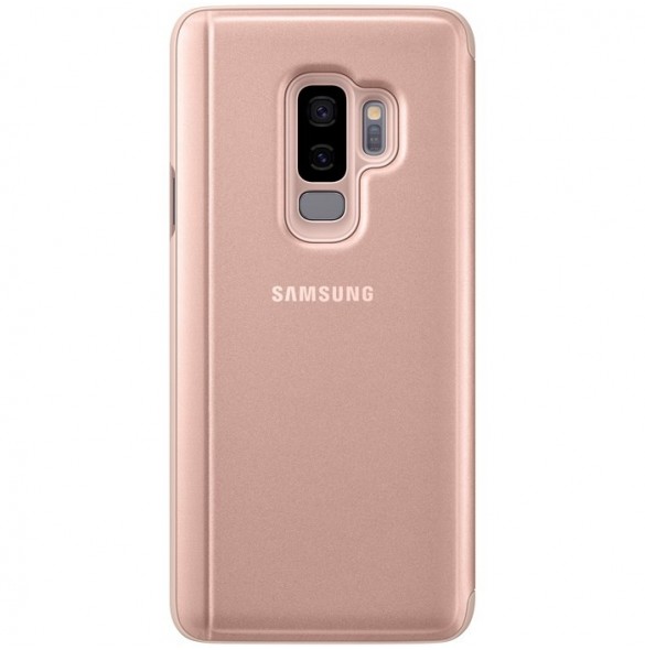 Samsung EF-ZG965CFE Clear View Cover Skal till Samsung Galaxy S9 Plus - Guld