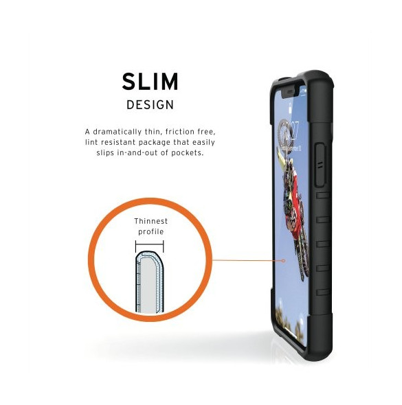 Din telefon skyddas av det här omslaget från UAG.
