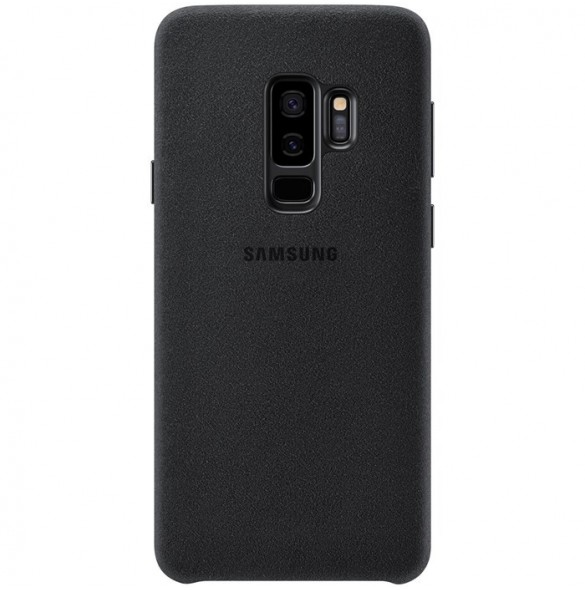 Samsung EF-XG965ABE Alcantara Cover Skal Till Samsung Galaxy S9 Plus - Svart