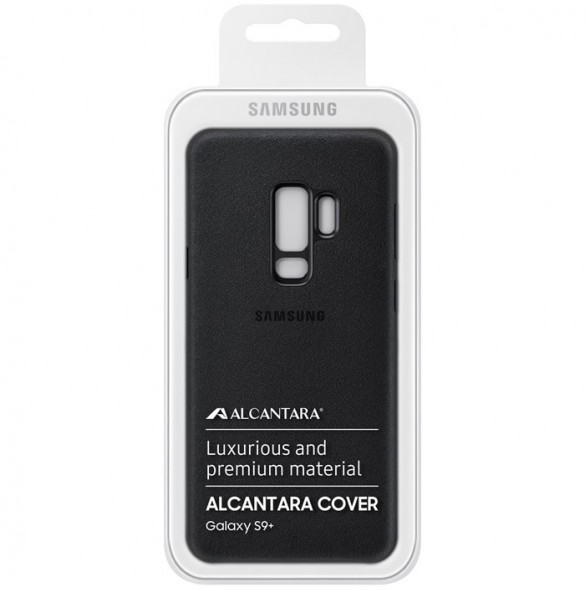 Samsung EF-XG965ABE Alcantara Cover Skal Till Samsung Galaxy S9 Plus - Svart