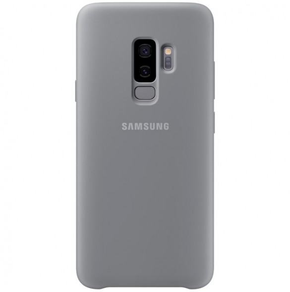 Samsung EF-PG965TJEGWW Silicone Cover Till Samsung Galaxy S9 Plus - Grå