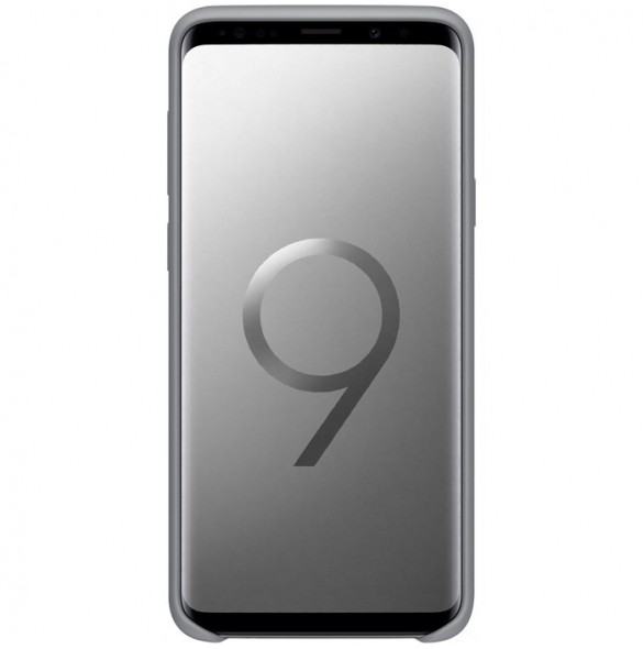 Samsung EF-PG965TJEGWW Silicone Cover Till Samsung Galaxy S9 Plus - Grå