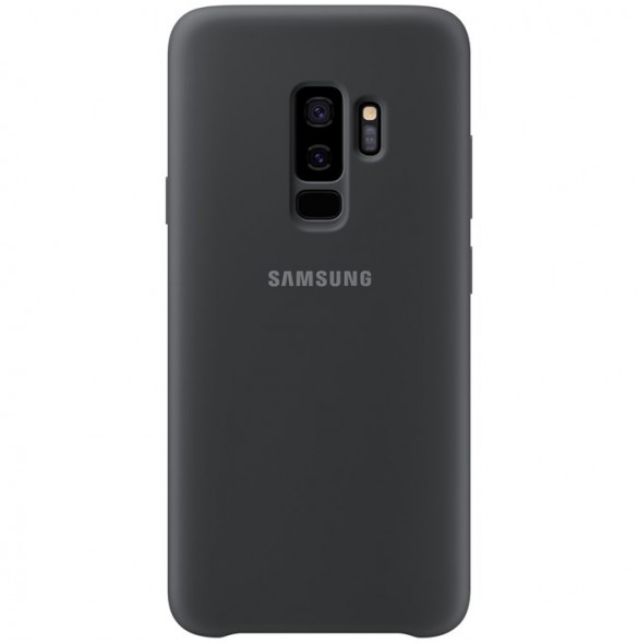 Samsung EF-PG965TBEGWW Silicone Cover Till Samsung Galaxy S9 Plus - Svart
