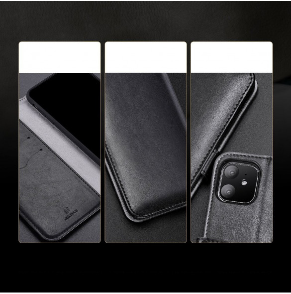 Dux Ducis Kado Bookcase plånbok för iPhone 11 - Svart