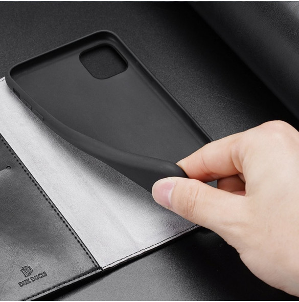 Dux Ducis Kado Bookcase plånbok för iPhone 11 - Svart