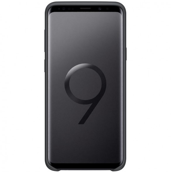 Samsung EF-PG965TBEGWW Silicone Cover Till Samsung Galaxy S9 Plus - Svart