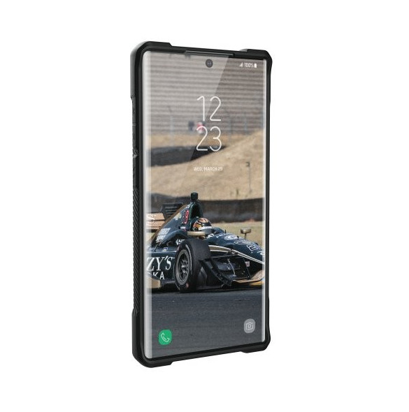 Svart och väldigt snyggt omslag Samsung Galaxy Note 10 Plus.