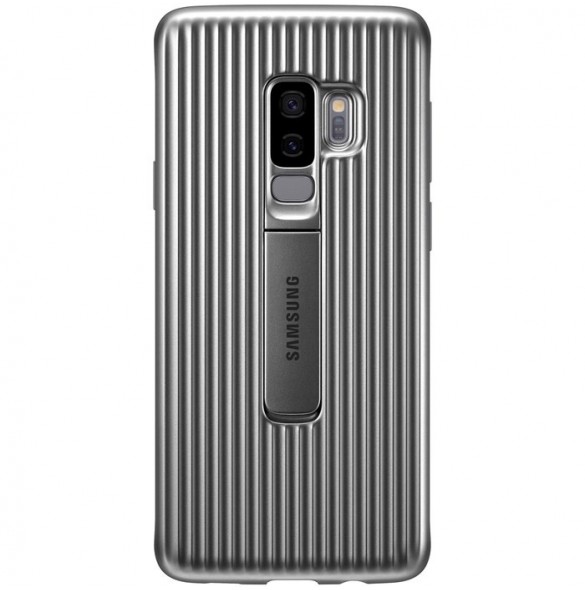 Samsung EF-RG965CSEGWW Protective Standing Cover Till Samsung Galaxy S9 Plus - Silver