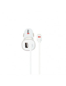 Integrerad kabel med Lightning Connector.