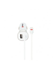 Integrerad kabel med Lightning Connector.