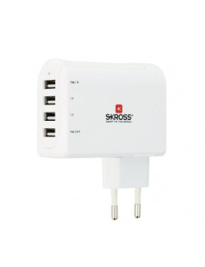 Allows you to charge 4 devices at a time, taking up just one outlet.