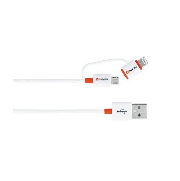 Används för Micro USB- eller Lightning Connector-port.