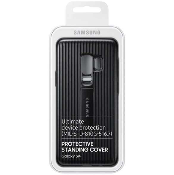 Samsung EF-RG965CBEGWW Protective Standing Cover Till Samsung Galaxy S9 Plus - Svart